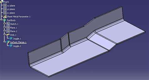 how to create sheet-metal part joggle radius|sheet metal joggles.